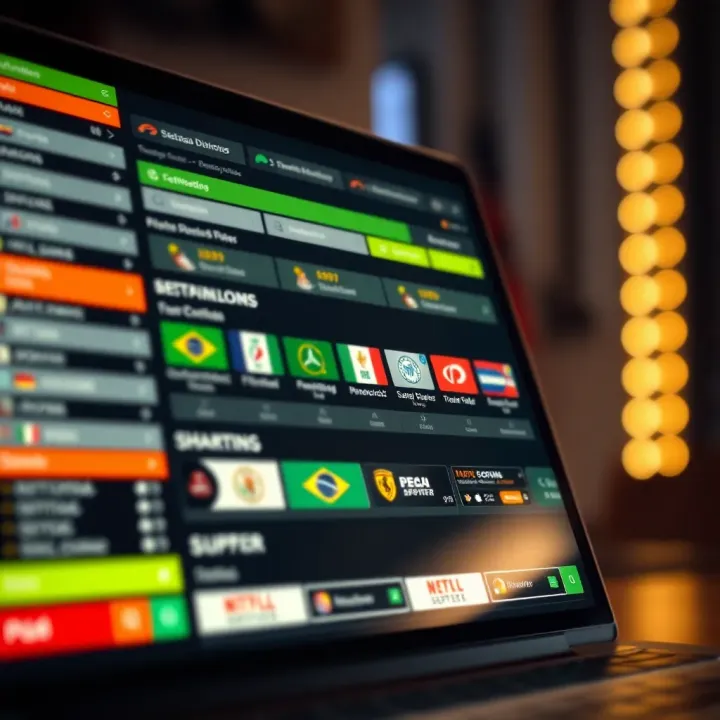 User interface of a popular Nigerian online betting platform displaying various sports options