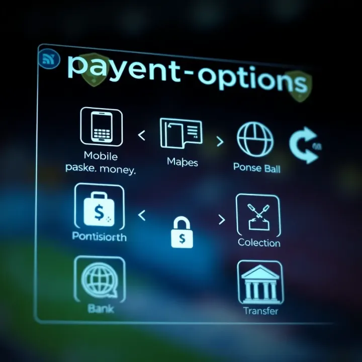 Secure Payment Options for Nigerian Online Betting Secure payment methods including mobile money and bank transfer icons used in Nigerian betting sites