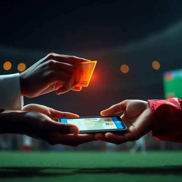 Digital Transfer Between SportyBet Accounts Illustration of digital currency exchange between two SportyBet accounts