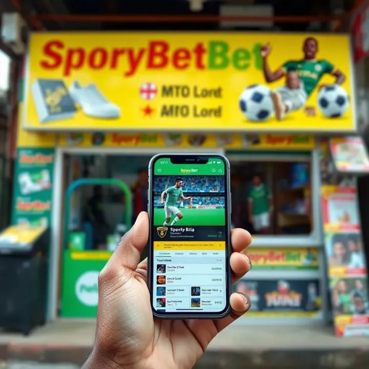 Mobile phone displaying a sports betting app interface representing the shift to digital betting platforms