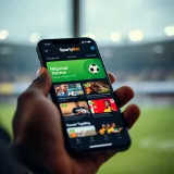 SportyBet mobile app displaying various sports betting options available in Nigeria