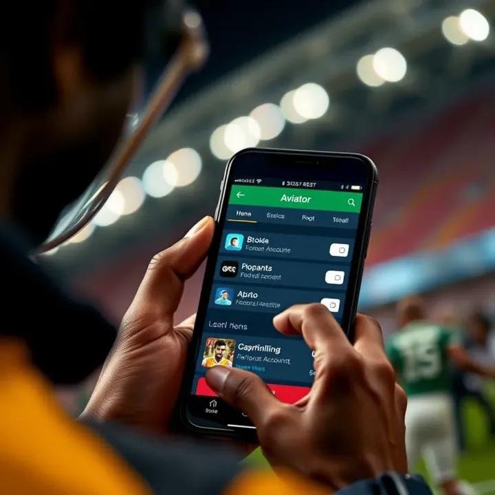Funding Account to Play Aviator on SportyBet Nigeria User navigating SportyBet app account funding options to play Aviator