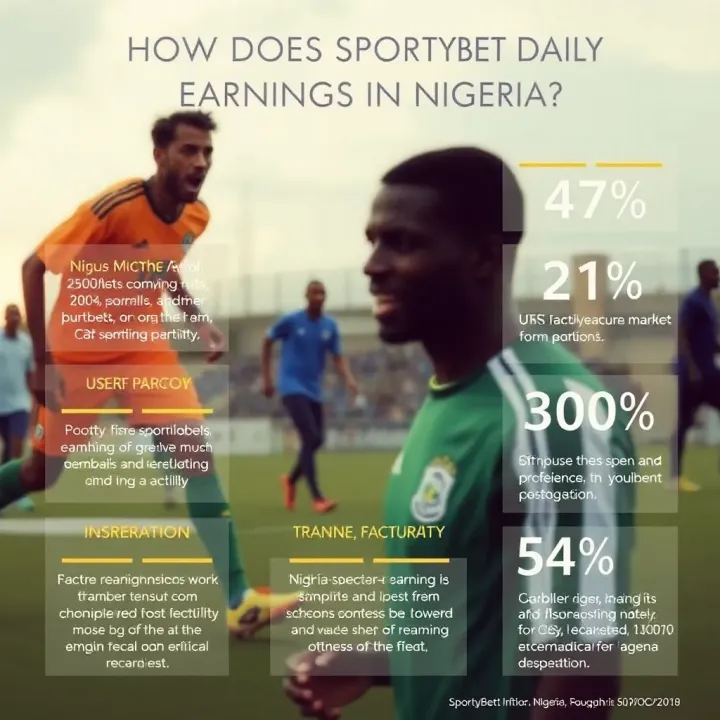 Factors Influencing SportyBet’s Daily Earnings in Nigeria Infographic showing key factors influencing SportyBet’s earnings including user activity and market competition