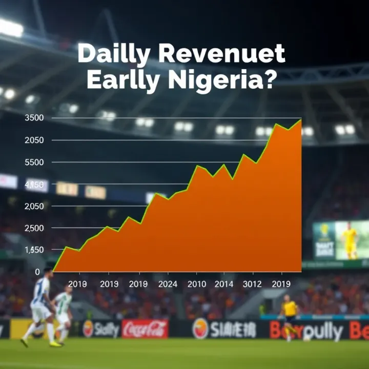 Daily Revenue Trends of SportyBet in Nigeria Graph illustrating daily revenue trends of SportyBet in the Nigerian market