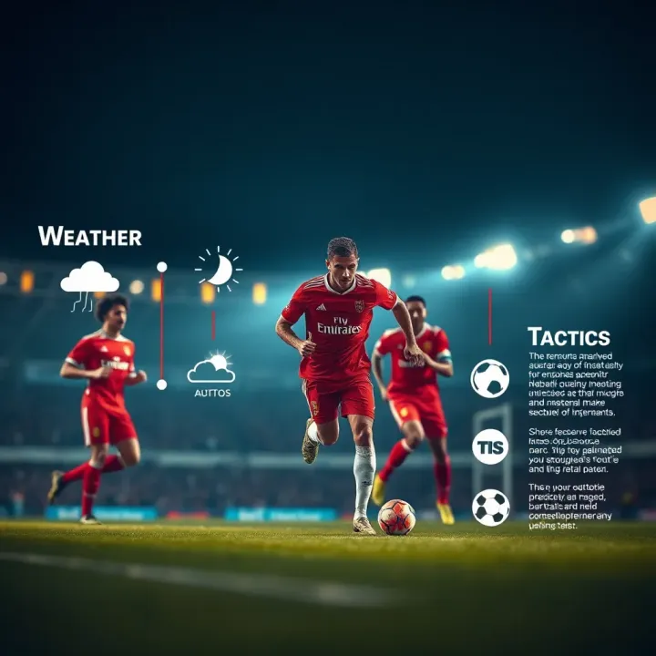 Understanding Key Factors Affecting Football Match Results Graphic depicting key factors influencing football match outcomes like weather, form, and tactics