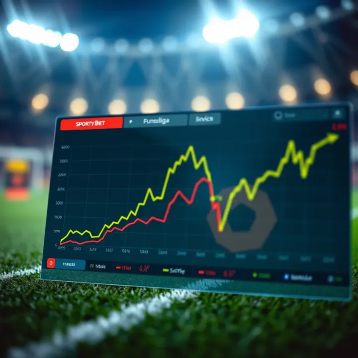 Betting Trends and Analysis for Bundesliga on SportyBet Graph showing betting trends and statistics for Bundesliga games on SportyBet platform