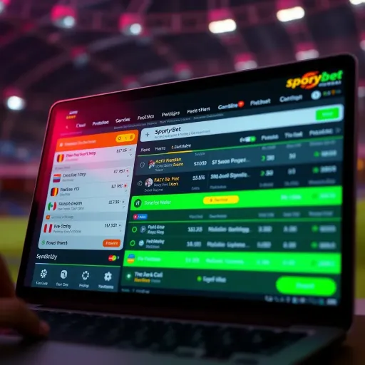 SportyBet Launch and Interface in Nigeria SportyBet platform interface showing betting options and odds in Nigeria