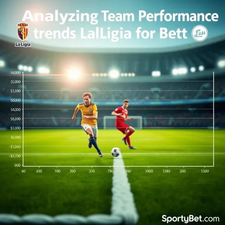 Graph showing team performance trends in La Liga matches