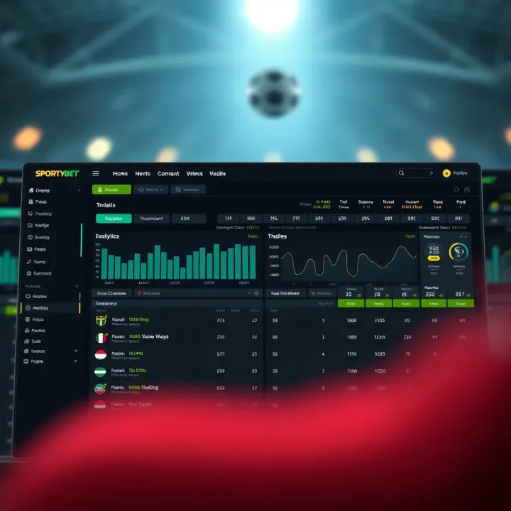 Betting Platform Analytics Influencing Nigerian Football Outcomes Betting analytics dashboard showcasing odds and statistics for the Nigerian football league