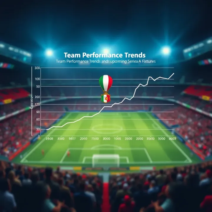 Team Performance Trends and Betting Odds for Serie A Matches Graph displaying team performance trends and betting odds for upcoming Serie A fixtures