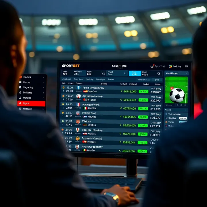 Real-Time Updates and Betting Options on SportyBet Virtual League Dashboard showing real-time updates and betting options on SportyBet platform