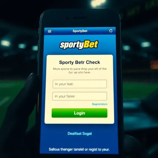 SportyBet 2013 Mobile Platform Login Interface Screenshot of the SportyBet login screen from the 2013 mobile platform showing input fields and login button