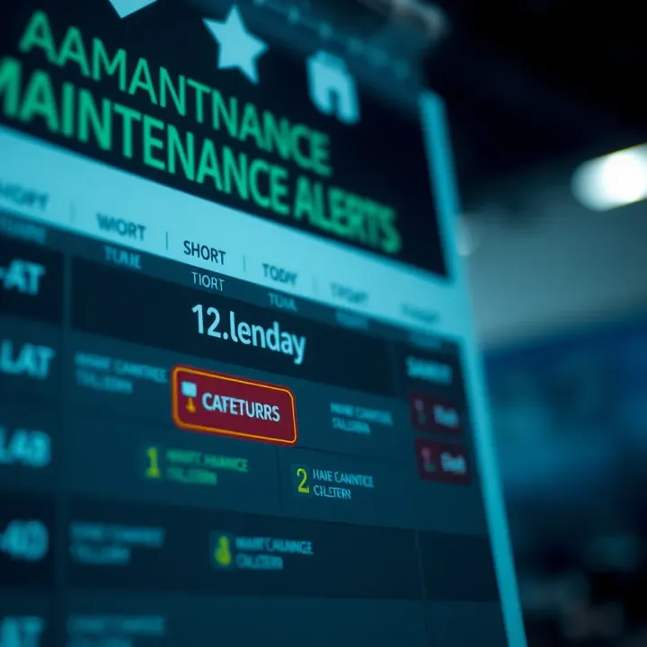 Scheduled Maintenance Alerts and Notifications for SportyBet Calendar with highlighted dates and notification icons symbolizing scheduled updates and alerts