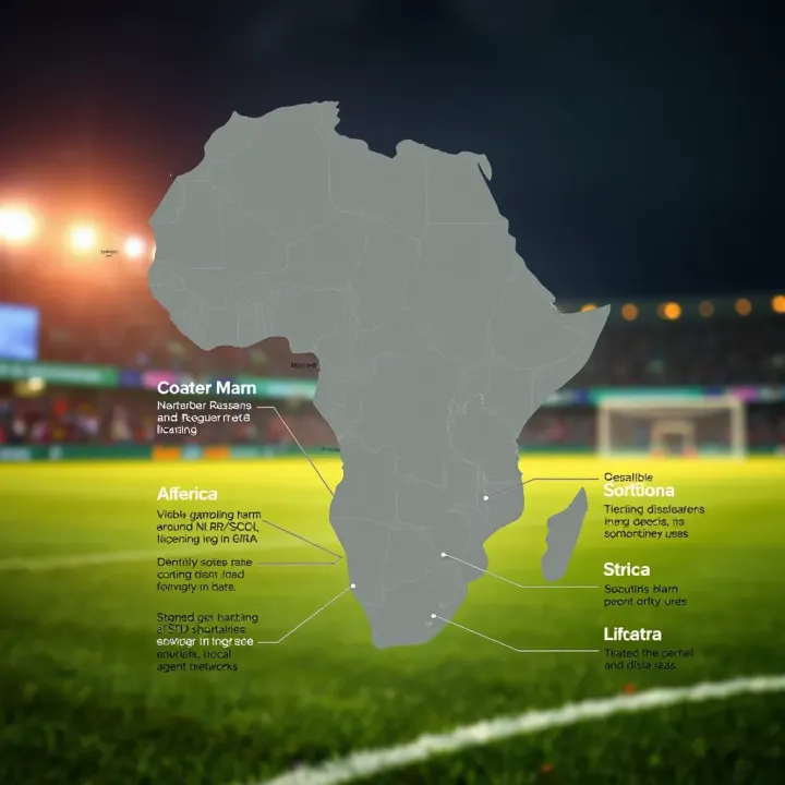 SportyBet Market Presence and Regulatory Environment in Africa Map of Africa showing SportyBet's market presence and regulatory framework across regions